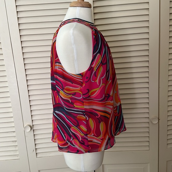 Trina Turk, Waldorf Top, Radio City Rose Multi. - Picture 5 of 6
